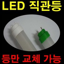 20W (58cm) 32W 40W (120cm) 안정기 교체없이 등만교체 호환형 LED 직관램프/ 30% 밝은 투명램프 컨버터외장형 LED램프/ 슬림직갓 매입개방 삼각등 방습등, 120cm 등만교체 40w 호환 21W (주광색)