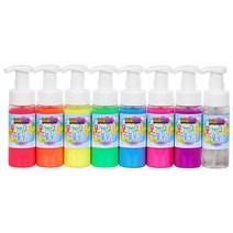 뭉게구름 거품물감 150ml 8색 세트 / 키즈맘아트 거품 목욕 촉감 오감 발달 물감 미술 놀이 핑거페인트 유아 아기 어린이 비누방울 드로잉카페 키즈카페 집콕 엄마표미술 홈스쿨