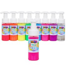 [키즈맘아트] 뭉게구름 거품물감 150ml 낱색, 형광 보라