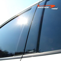 레이스텍 올뉴카니발 전용 B필러 미러플레이트(6P)