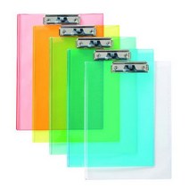 [106115]투명클립보드(A4/적색/OfficeDEPOT), 단품