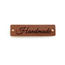 HANDMADE 가죽 라벨, H라벨, 1개
