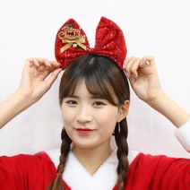 피플스파티 크리스마스 머리띠, A05_사슴머리띠(방울), 1개