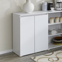 제우스가구 챠밍800 수납장, 올화이트