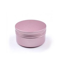 캔들용기-틴케이스 핑크 80ml, 1개