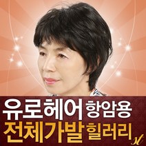 유로헤어 항암 전체가발 힐러리, 자연검정