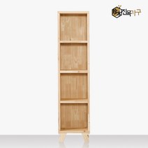 진목가구 삼나무 원목 책장 4단4칸 거실용 서재용