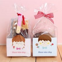 소년소녀 쿠키받침/8set, 8