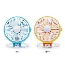대웅 자인 접이식 탁상용 선풍기 CZ-T0522, 옐로우