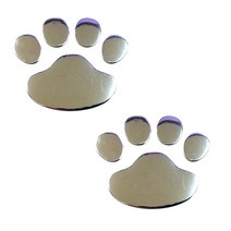 곰발바닥 자동차 스티커, 은색