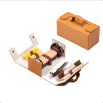 타라고 라이트 브라운 슈케어 여행키트/슈케어박스 구두함