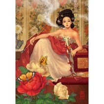 1000피스 목단화 여인 직소퍼즐, 단품