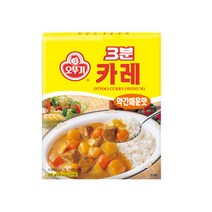 오뚜기 3분 카레 약간매운맛, 200g, 1개