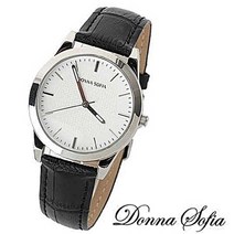DONNA SOFIA 게르마늄 건강 기능성 시계, DN-6408 블랙