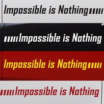 크레코 레터링B (2세트) 자동차스티커 차량용스티커 스티커, 블랙