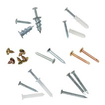 나사못/칼블럭 모음 찬넬 벽걸이선반 스페이스월 석고보드 피스, 콘크리트못 10개