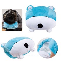 월드도매 곰돌이 낮잠쿠션 인형쿠션/수면쿠션, 031곰돌이 낮잠쿠션-블루