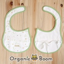 [오가닉붐]착한 유기농 허니비 턱받이