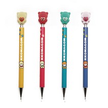 기타 바보사랑[프롬]프롬 귀여운 꼬마곰 샤프 0.5mm, 1, 보라