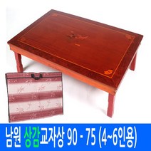 남도공예 교자상 밥상 모음, 03. 남원상감교자상 90 - 75 (상커버포함), 없음