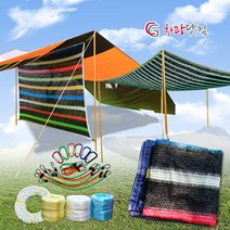 차광닷컴 다용도 차광막 그늘막 모음, 검정색 95%_(4면봉제) 3m x 4m, 1개