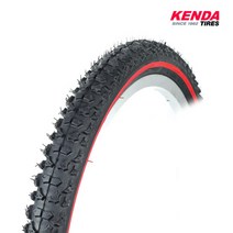 켄다 20X1.75 산악형 자전거 타이어, 블랙