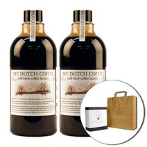 더치커피 예가체프+케냐AA 디자인선물세트, 예가체프1P+케냐AA1P(봉투포함)