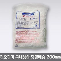 전오전기 케이블타이 국내생산 100~370mm 선정리, 백색, 200mm(1000EA)