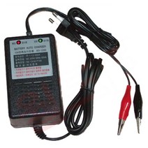 [이오전자] 전동차 12V 초고속 자동 충전기 12V 2AH, 1개, 1개