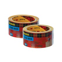 3M 스카치포장용 테이프 3615/투명-48mmx50m, 투명 M323660