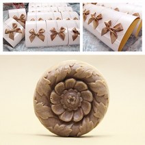 비단장이 전통문양 천연비누, 01-3. 어성초 문양비누+비단장이포장, 1개