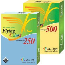 삼원 플라잉칼라용지/컬러용지/색지/A4/80g/250매/ 05.연노랑색/분홍색/진노랑색/연, S616308(분홍색)