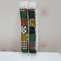 쭈앙 컨츄리 냉장고손잡이커버, 카키, 냉장고손잡이1쌍