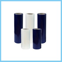 보호테이프 청보호 투명보호 랩핑용 스트레치필름 첨착테이프, 청색100cm x 1롤