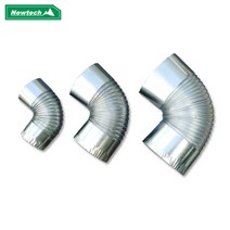 뉴테크 연탄난로 연통 엘보연통 화목 펠릿 난로 용품, 엘보 90mm