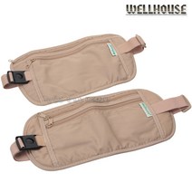 Wellhouse 웰하우스 여행용 복대지갑 허리전대. 안전지갑