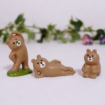 비오스 곰돌이와 토끼 동물피규어, 체조곰돌이, 1개
