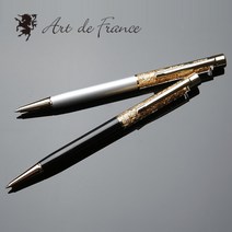 Art de france 스와로브스키 고급볼펜, 08. 골드리프볼펜 화이트, 1개