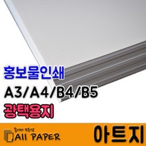 올페이퍼 100~300g 아트지, 아트지 100g_B4_250매