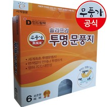 인드림텍 투명문풍지-6미터(1+1), 1개