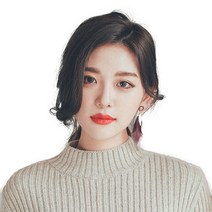 가발나라 형상기억인모 앞머리가발 슬림 롱 스타일 부분가발, 블론드브라운, 1개
