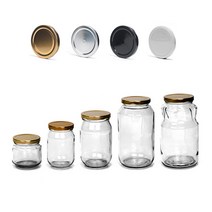 글라스락 [삼광유리] 유리병 높은병, 골드뚜껑, 250ml, 1개