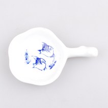 접시 / 필산겸용 사각접시 꽃접시, 01) 캘리전용 접시(필산 겸용), 1개