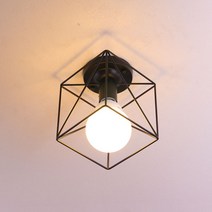 boaz 큐브 직부 조명 매장 베란다 LED호환 카페조명 직부등, 큐브직부+LED벌브(주광)