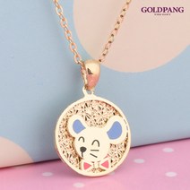 [골드팡] 14k/18k 찍찍이 미아방지 목걸이