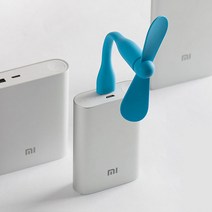 캠핑창고 휘어지는 USB 미니 선풍기, 블루, usb선풍기