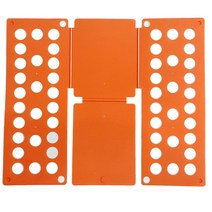 수아스토어 옷접기폴더 옷접기판 간편하게 정리정돈 OK 정리함, 옷정리판 소(오렌지), 1개