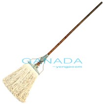 가나다용품 백색마포걸레-니스칠나무마포대-SET 백사마대걸레 밀대 학교 사무실 매장 바닥청소도구 튼튼한 나무마포걸레 흰색마포걸레, 1개