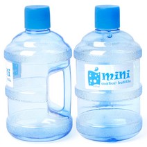 토탈하우스 손잡이 미니생수통 650ml 손잡이물병 1개, 1P-손잡이-미니생수통(투명블루)
