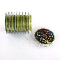 오기몰 인터맥스 PE 합사 낚시줄 오색 1.0호 바다 원줄, 1개, 100m